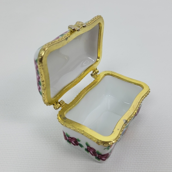 Imperial Porcelain Trinket Box With Bible Verse - Picture 3 of 9